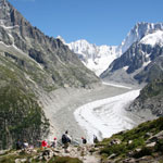 Chamonix in Summer: Walking on the glacier