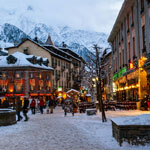 Chamonix in Winter: The centre of Chamonix